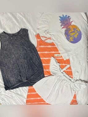Girl’s | Lot of 4 | 3 Tops and 1- Tank Dress